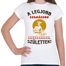 PRINTFASHION Szakács szülinapja október - Női póló - Fehér női póló