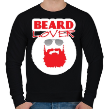 PRINTFASHION szakáll-beard lover - Férfi pulóver - Fekete férfi pulóver, kardigán