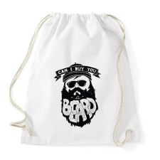 PRINTFASHION Szakáll biznisz - Sportzsák, Tornazsák - Fehér tornazsák