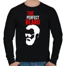 PRINTFASHION szakáll-perfect beard - Férfi pulóver - Fekete férfi pulóver, kardigán