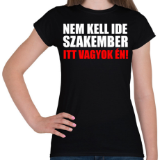 PRINTFASHION Szakember (3) - Női póló - Fekete