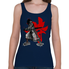 PRINTFASHION Szamuráj szellem - Női atléta - Sötétkék