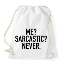 PRINTFASHION Szarkazmus - Sportzsák, Tornazsák - Fehér tornazsák