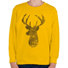 PRINTFASHION Szarvas  - Gyerek pulóver - Sárga gyerek pulóver, kardigán