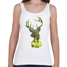 PRINTFASHION Szarvas - Női atléta - Fehér