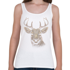 PRINTFASHION Szarvas - Női atléta - Fehér