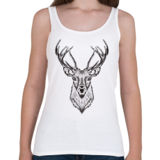 PRINTFASHION szarvas - Női atléta - Fehér