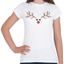 PRINTFASHION Szarvas - Női póló - Fehér női póló