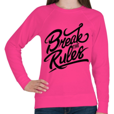 PRINTFASHION Szegd meg a szabályokat!  - Női pulóver - Fukszia női pulóver, kardigán
