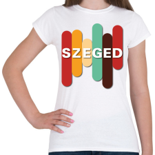 PRINTFASHION Szeged - színes - Női póló - Fehér női póló