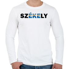 PRINTFASHION Székely - Férfi hosszú ujjú póló - Fehér férfi póló