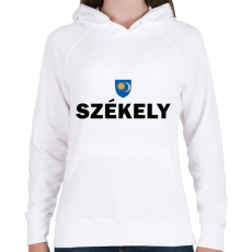 PRINTFASHION Székely - Női kapucnis pulóver - Fehér