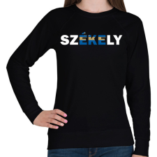 PRINTFASHION Székely - Női pulóver - Fekete női pulóver, kardigán