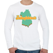 PRINTFASHION Székesfehérvár - Férfi hosszú ujjú póló - Fehér férfi póló