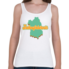 PRINTFASHION Székesfehérvár - Női atléta - Fehér női trikó