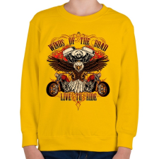 PRINTFASHION Szelek útján - Gyerek pulóver - Sárga gyerek pulóver, kardigán