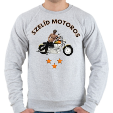 PRINTFASHION SZELÍD MOTOROS - Férfi pulóver - Sport szürke férfi pulóver, kardigán