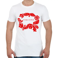 PRINTFASHION Szelíd szitkok - a kutya mindenit - Férfi póló - Fehér férfi póló