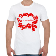 PRINTFASHION Szelíd szitkok - a kutyafáját - Férfi póló - Fehér