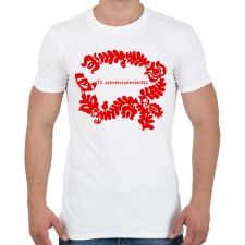 PRINTFASHION Szelíd szitkok - szerencsementes - Férfi póló - Fehér férfi póló