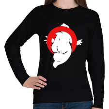 PRINTFASHION Szellemirtók hátsó - Női pulóver - Fekete női pulóver, kardigán