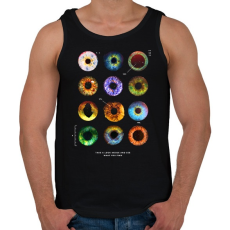 PRINTFASHION Szem típusok - Férfi atléta - Fekete