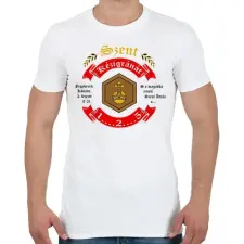 PRINTFASHION Szent Gránát - Férfi póló - Fehér férfi póló