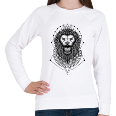 PRINTFASHION Szent oroszlán 2 - Női pulóver - Fehér