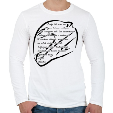 PRINTFASHION Szép idő van - Férfi hosszú ujjú póló - Fehér