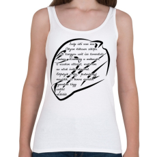 PRINTFASHION Szép idő van - Női atléta - Fehér