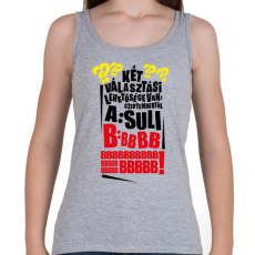 PRINTFASHION Szeptembertől Suli - Női atléta - Sport szürke