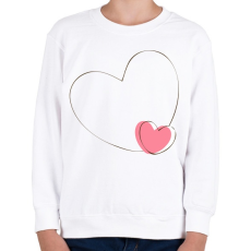 PRINTFASHION szerelem4 - Gyerek pulóver - Fehér