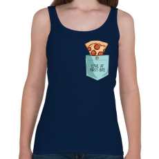 PRINTFASHION Szerelem első harapásra - Női atléta - Sötétkék