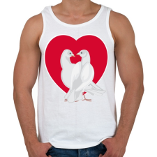 PRINTFASHION Szerelem - Férfi atléta - Fehér atléta, trikó