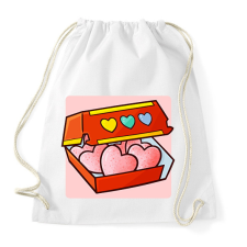 PRINTFASHION Szerelem nuggets - Sportzsák, Tornazsák - Fehér tornazsák