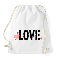 PRINTFASHION Szerelem  - Sportzsák, Tornazsák - Fehér tornazsák