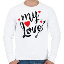 PRINTFASHION Szerelmem - Férfi pulóver - Fehér női pulóver, kardigán