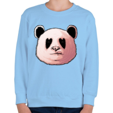 PRINTFASHION Szerelmes panda - Gyerek pulóver - Világoskék gyerek pulóver, kardigán