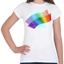 PRINTFASHION Szerelmes szivek2 - Női póló - Fehér női póló