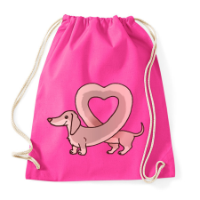 PRINTFASHION szerelmes tacsi - Sportzsák, Tornazsák - Fukszia tornazsák