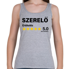 PRINTFASHION Szerelő Értékelés ***** 5.0 (69 értékelés) - Női atléta - Sport szürke női trikó