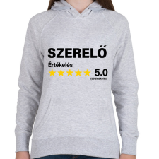 PRINTFASHION Szerelő Értékelés ***** 5.0 (69 értékelés) - Női kapucnis pulóver - Sport szürke női pulóver, kardigán