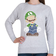 PRINTFASHION Szerelő - Női pulóver - Sport szürke