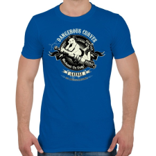 PRINTFASHION Szerelő szolgálatban - Férfi póló - Királykék férfi póló