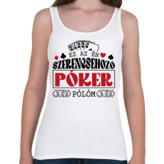 PRINTFASHION Szerencsehozó - Női atléta - Fehér