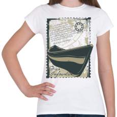 PRINTFASHION Szerencsétlen nap - Női póló - Fehér