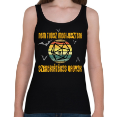 PRINTFASHION Szerepjátékos Halloween póló - Női atléta - Fekete