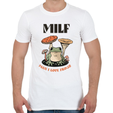 PRINTFASHION Szeretem a békákat - Férfi póló - Fehér férfi póló