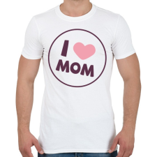 PRINTFASHION Szeretem az Anyukám - Férfi póló - Fehér férfi póló