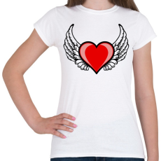 PRINTFASHION Szeretet  - Női póló - Fehér